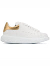 Oversized Low Top Sneakers White Gold - ALEXANDER MCQUEEN - BALAAN 4