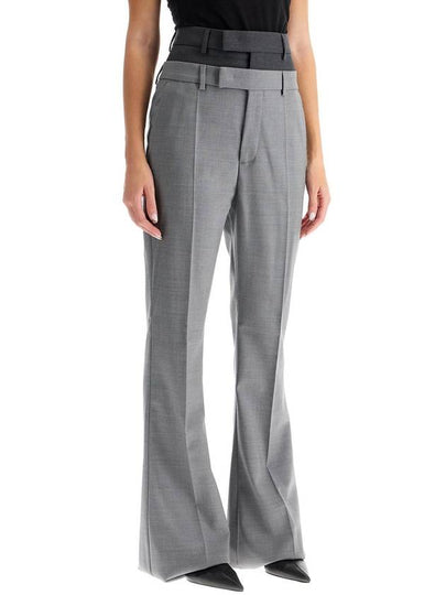 layered effect flared pants - MAX MARA SPORTMAX - BALAAN 2