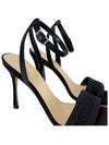 D-Way Embroidered Logo Sandals Heel Black - DIOR - BALAAN 8