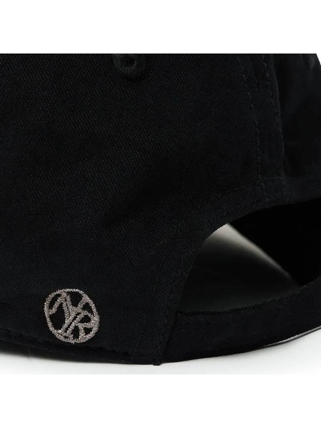 Brushed applique ball cap black - NOIRER - BALAAN 7