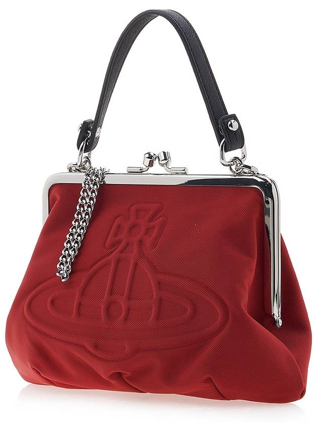 nylon frame tote bag red - VIVIENNE WESTWOOD - BALAAN.