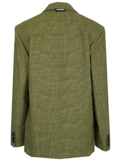 Vetements Check 3.0 Tailored Blazer Jacket, Size X-Small - VETEMENTS - BALAAN 2