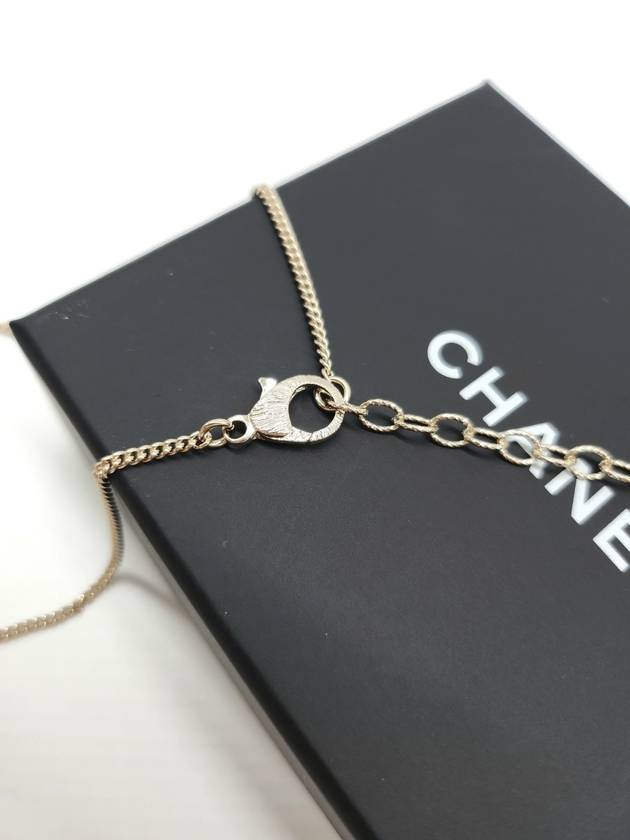 CC logo ribbon necklace gold cubic ABE546 - CHANEL - BALAAN 7