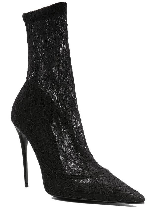 23 fw CORDONETTO Lace Ankle Boots Dolce GABBANA CT0959 AP739 8B956 B0230744622 - DOLCE&GABBANA - BALAAN 3