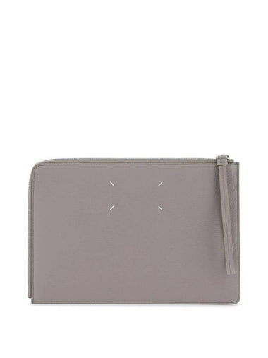 4 Stitch Clutch Bag Grey - MAISON MARGIELA - BALAAN 1