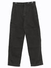 Cotton Straight Pants Midnight Green - LEMAIRE - BALAAN 2