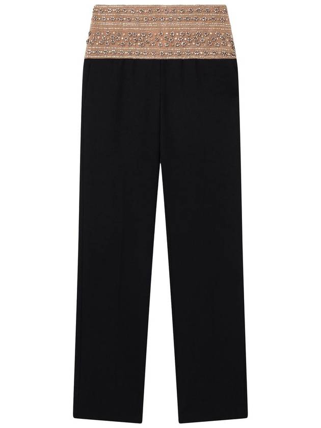 straight pants 6401953DU655 1000 BLACK - STELLA MCCARTNEY - BALAAN 2