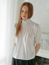 Women's Blouse White FOG BLOUSE - TINA BLOSSOM - BALAAN 1