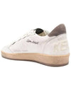 Suede Tab Leather Low Top Sneakers White - GOLDEN GOOSE - BALAAN 3