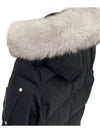 Women's Threequarter Short Padding White Fox Fur Black - MOOSE KNUCKLES - BALAAN 6