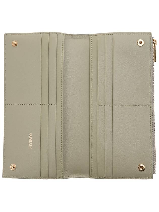 Check Bifold Long Wallet Lichen - BURBERRY - BALAAN 10