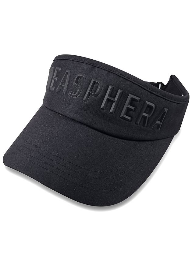 EMBOSSED LOGO VISOR BLACK - MEASPHERA - BALAAN 1