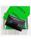 Maxi Intrecciato Zipper Coin Purse Black - BOTTEGA VENETA - BALAAN 11