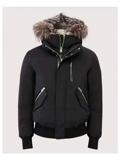 Dixon Nordic Tech Down Fur Bomber Jacket Black - MACKAGE - BALAAN 2