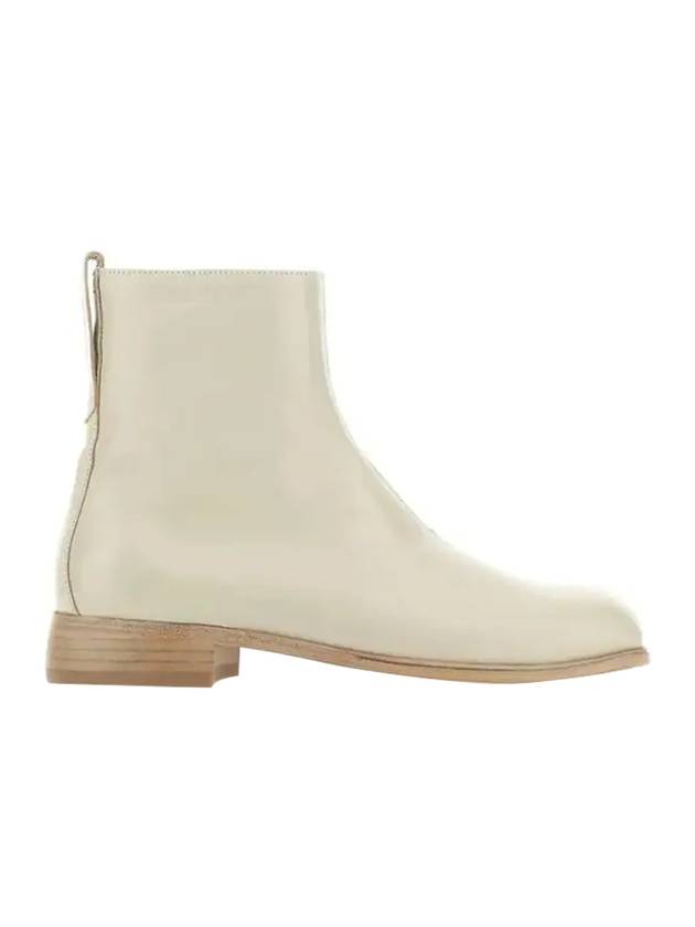 Michaelis leather ankle boots dusty white - OUR LEGACY - BALAAN 1