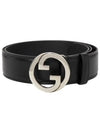 Blondie Leather Belt Black - GUCCI - BALAAN 2