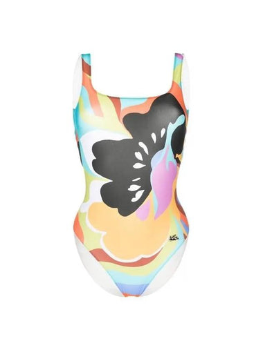 Floral Low Back One Piece Swimsuit - ETRO - BALAAN 1