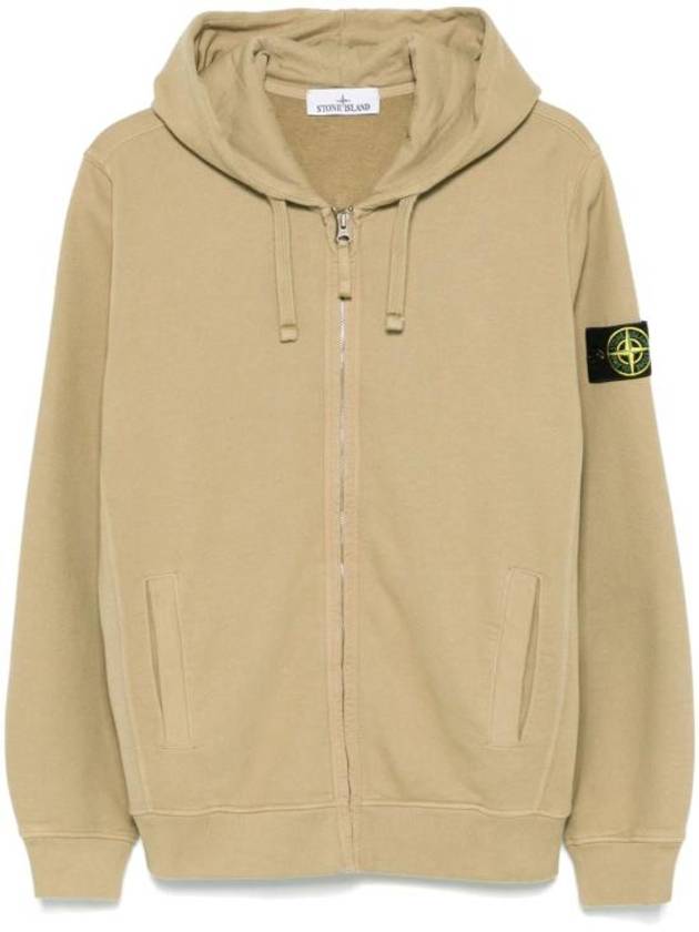 logo patch zip hooded sweatshirt - STONE ISLAND - BALAAN 2