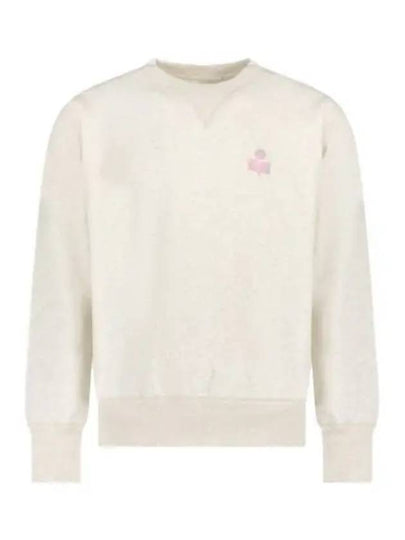 Mike Cotton Logo Sweatshirt Ecru - ISABEL MARANT - BALAAN 2