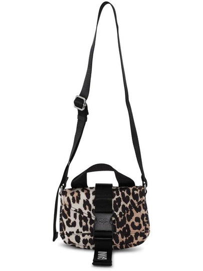 Leopard Print Tech Mini Cross Bag - GANNI - BALAAN 2