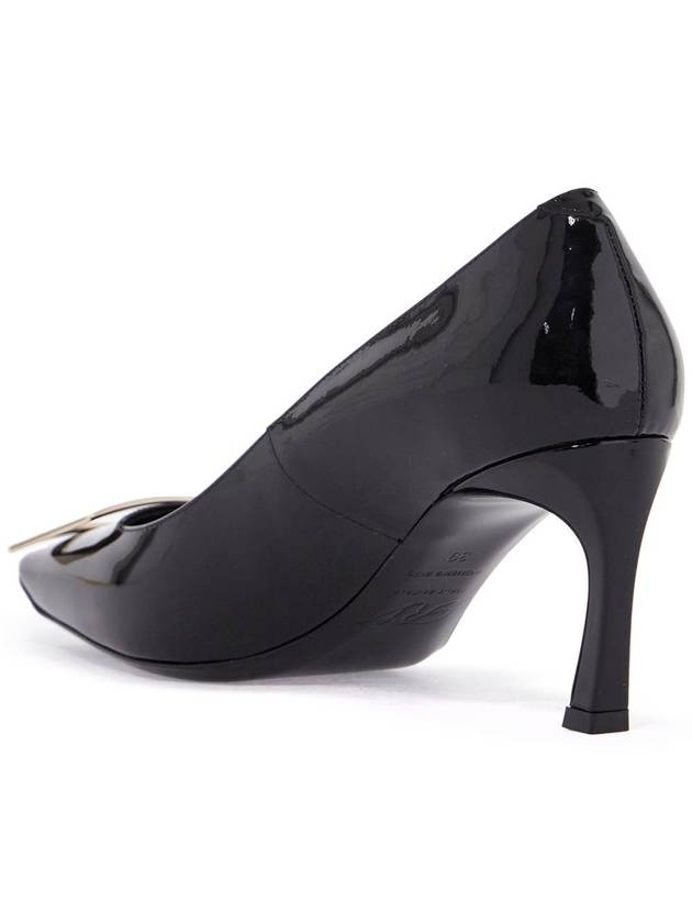 Trompette Metal Buckle Pumps Black - ROGER VIVIER - BALAAN 4