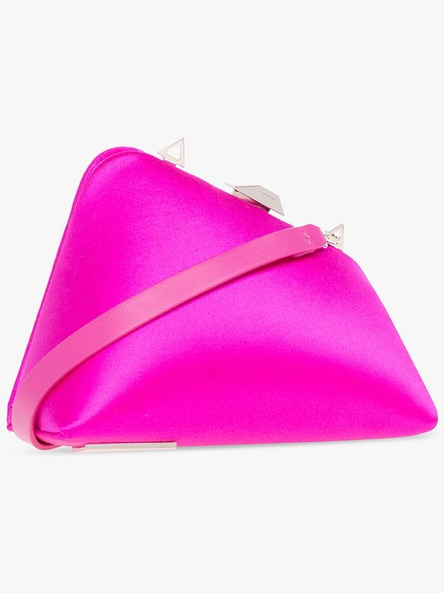 The Attico ‘Midnight’ Satin Clutch, Women's, Neon - THE ATTICO - BALAAN 4