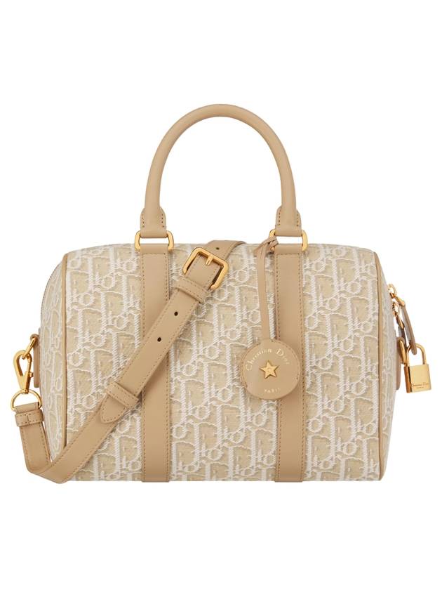 Groove 25 Oblique Jacquard Tote Bag Beige - DIOR - BALAAN 1