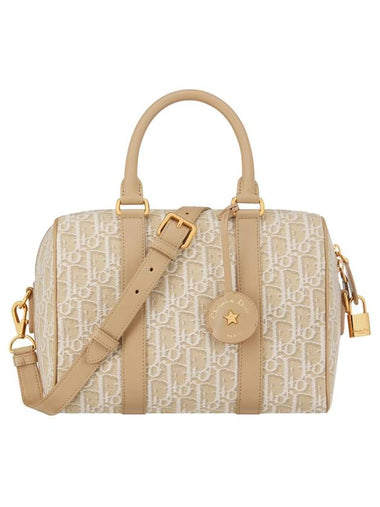 Groove 25 Oblique Jacquard Tote Bag Beige - DIOR - BALAAN 1