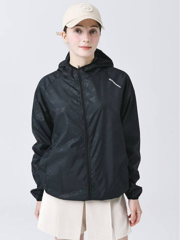 Ultralight Waterproof Functional Material Anorak Pouch Black Windbreaker DO3242WB009 - DOYOUKNOWMC GOLF WEAR - BALAAN 1