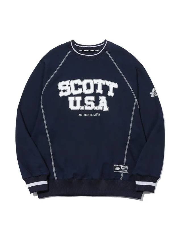 Scott USA Sweatshirt Navy - CRUMP - BALAAN 2