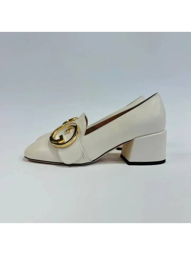 Women's Blondie Interlocking G Pumps White - GUCCI - BALAAN 6