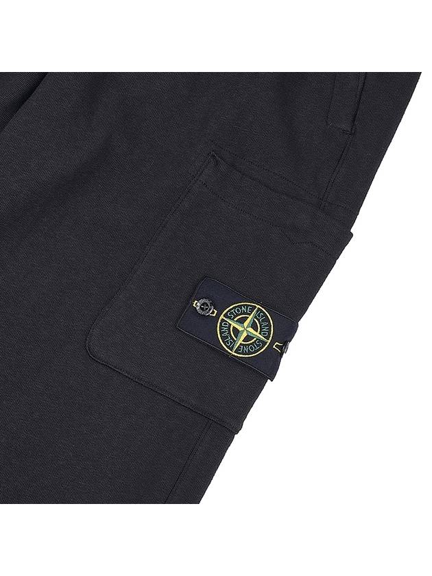 Old Treatment Cargo Track Pants Black - STONE ISLAND - BALAAN 6