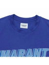 Marant Initials Logo Print TShirt 23PTS0035 FAA1N91E 30EB - ISABEL MARANT ETOILE - BALAAN 3