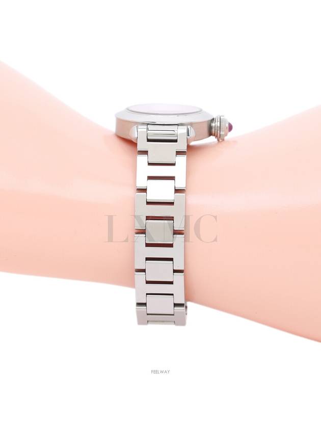 Miss Pasha Steel Watch Pink W3140023 Limited Edition - CARTIER - BALAAN 9