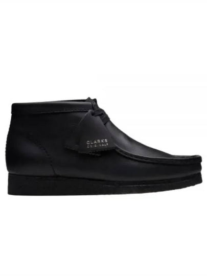 Wallabee Leather Ankle Boots Black - CLARKS - BALAAN 2