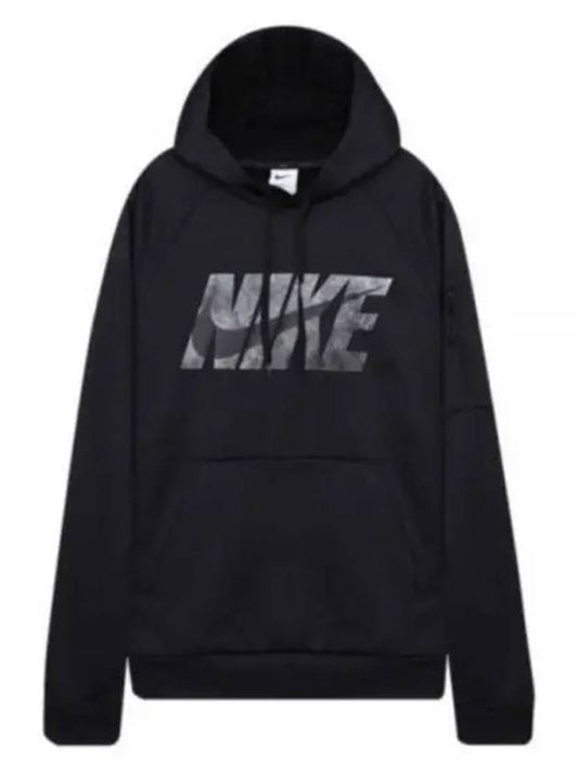 Therma-Fit Pullover Fitness Hoodie Hoodie Black - NIKE - BALAAN 2