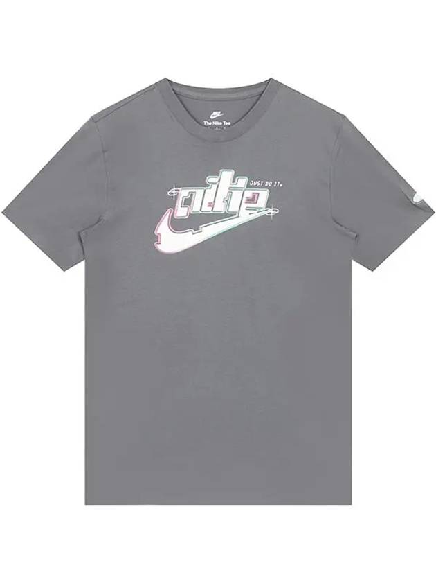 Sportswear OC Short Sleeve T-Shirt Grey - NIKE - BALAAN 3