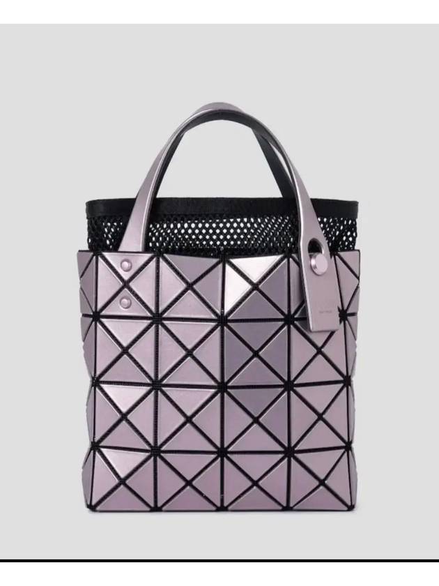 Baobao Boxy Mini Pink Bag Lucent - ISSEY MIYAKE - BALAAN 1