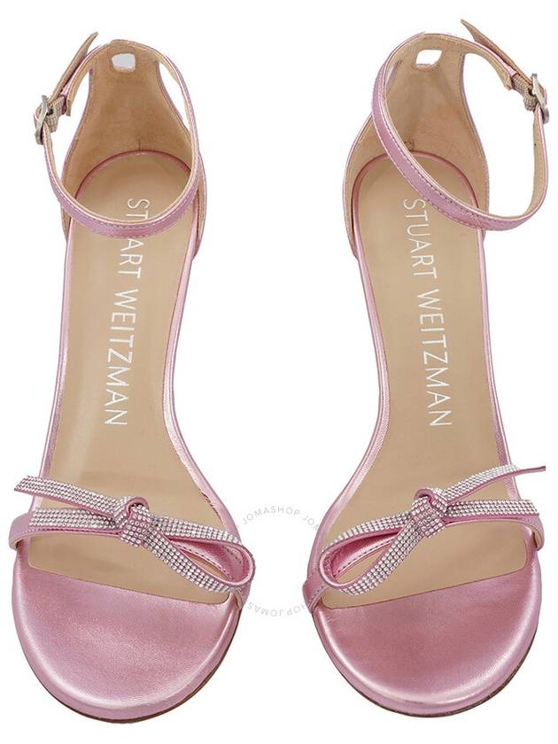 Stuart Weitzman Ladies Cotton Candy Nudist SW Bow 100 Sandals, Brand Size 35 ( US Size 4.5 ) - STUART WEITZMAN - BALAAN 3