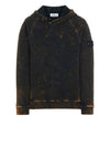 Wappen Tie-Dye Brushed Hoodie Black - STONE ISLAND - BALAAN 2