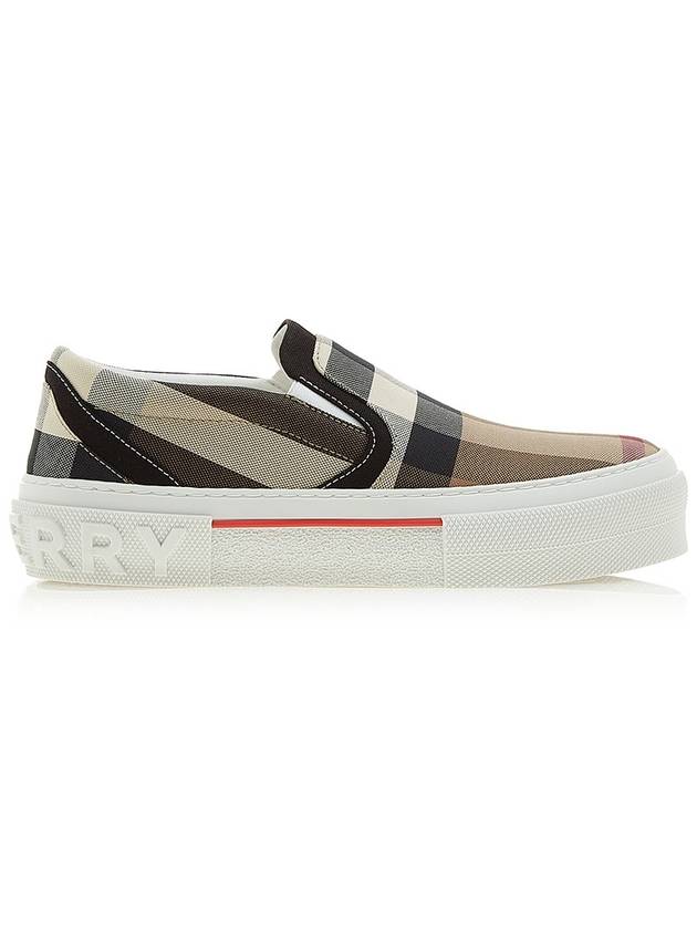 Embossed Logo Checked Slip-on - BURBERRY - BALAAN 3