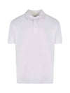 Men's Cotton Piquet Jersey Short Sleeve Polo Shirt White - BOTTEGA VENETA - BALAAN 2