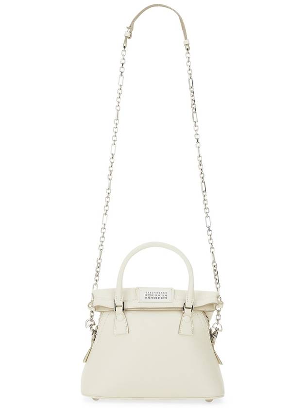 5AC Classique Micro Tote Bag White - MAISON MARGIELA - BALAAN 3