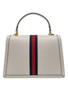 651055 White Leather Ophidia Small Top Handle Tote Bag Strap - GUCCI - BALAAN 3