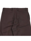 Men's Cotton Straight Pants Coffee - LORO PIANA - BALAAN 7