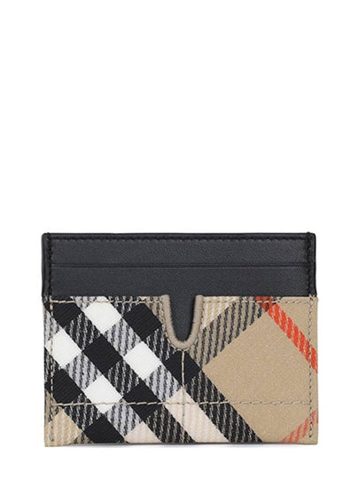 Snip Check Card Wallet Sand - BURBERRY - BALAAN 2