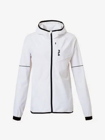 Running cool 4 way stitch hoodie track top WHI - FILA - BALAAN 1