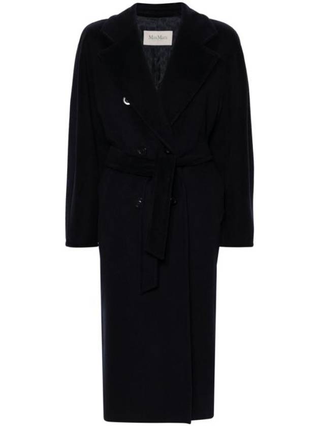 Madame Wool Cashmere Double Coat Navy - MAX MARA - BALAAN 1