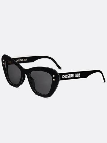 PACIFIC B3U Sunglasses Black Butterfly DPFCB3UQR 10A0 - DIOR - BALAAN 1