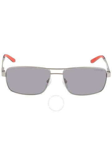 Carrera Gray Flash Silver Rectangular Unisex Sunglasses CARRERA 8011/S 0R81/DY 58 - CARRERA - BALAAN 1